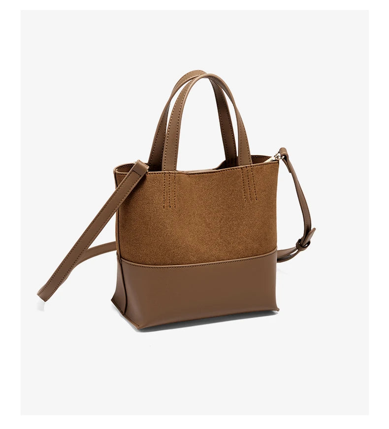 FOXER PU Leather Women's Handbag 2026 Stylish Retro Tote Bag Large Capacity Shoulder Bag for Daily Commute