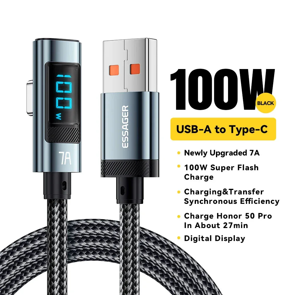 Essager 100W USB Type C Cable - ShopHub