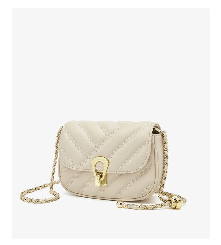 FOXER Women's Quilted Shoulder Bag