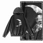 Orbit Runner Astronaut Acid-Washed Black Hoodie