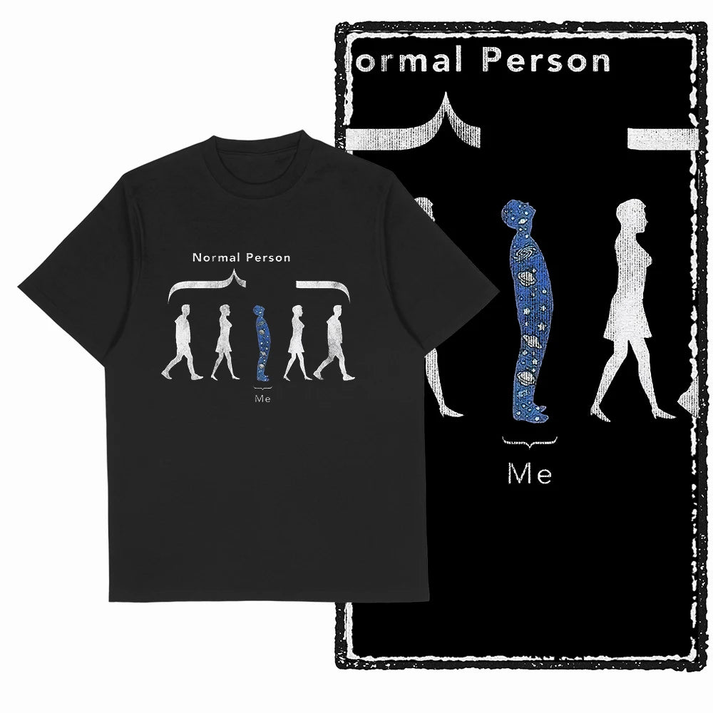 COOLMIND Normal Person Funny Graphic T-Shirt | Unisex
