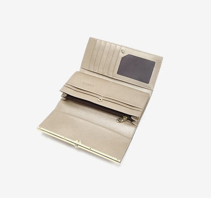FOXER Split Leather Women's Long Wallet