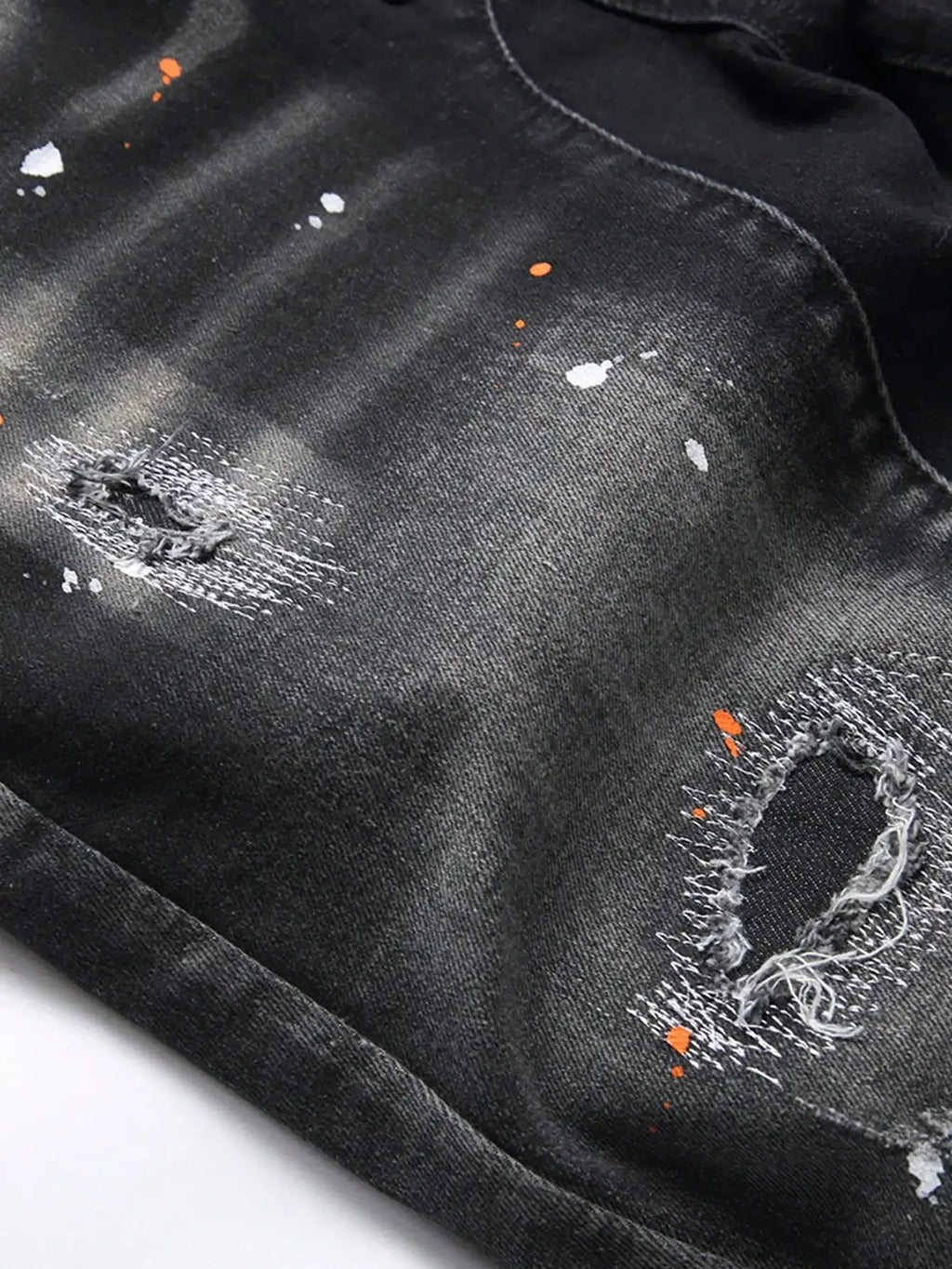 Men's Ripped Jean Shorts - ShopHub