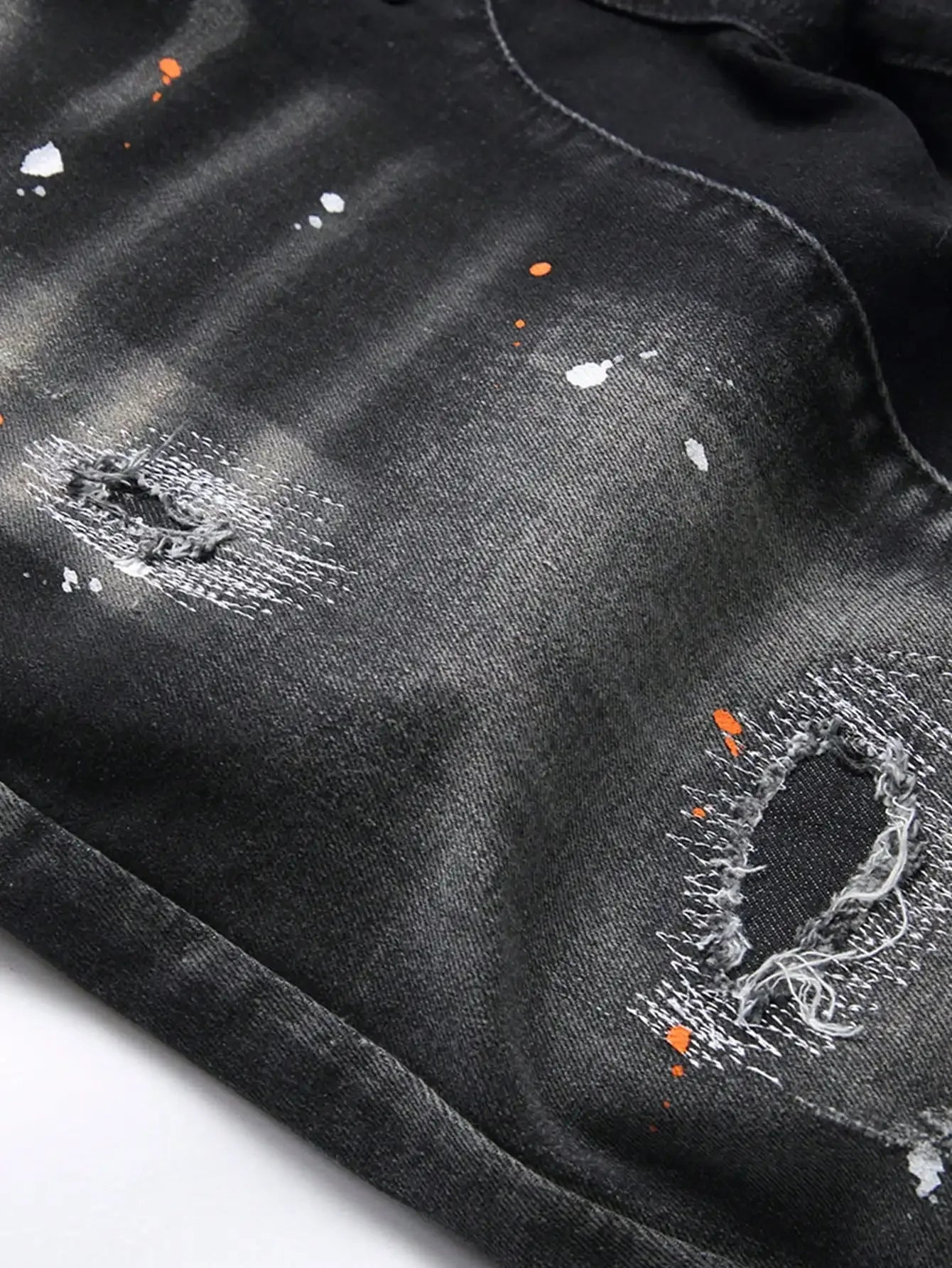 Men's Ripped Jean Shorts - ShopHub