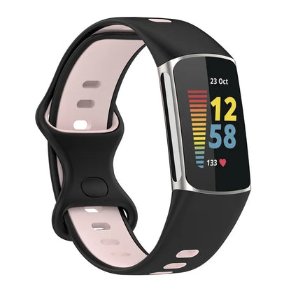 Rubber Sport Strap for the Fitbit Charge 5/6 Series (available in 21 colours) Habicare