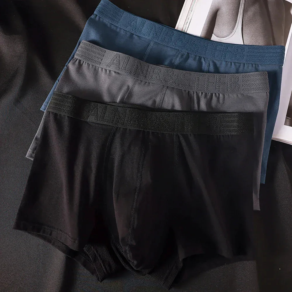 Men's 3 Pack 100% Cotton Antibacterial Boxer Shorts - ShopHub