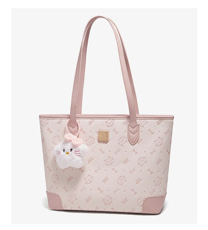 FOXER Summer New Women's Shoulder Bag PVC Leather Daily Tote Bag Female Commuting Purse Large Capacity Handbag for Everyday Use