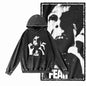 COOLMIND G20 Acid-Washed Black Graphic Hoodie