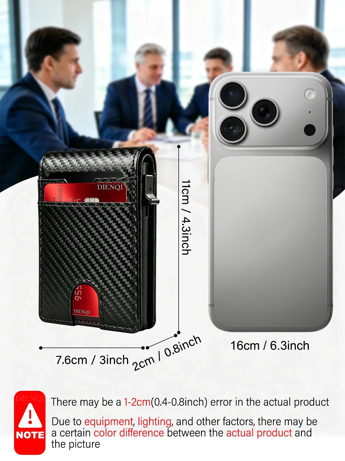 Luxury Men's RFID-blocking Wallets