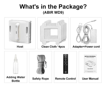 ABIR WD9-4-Way Robot Window Cleaner
