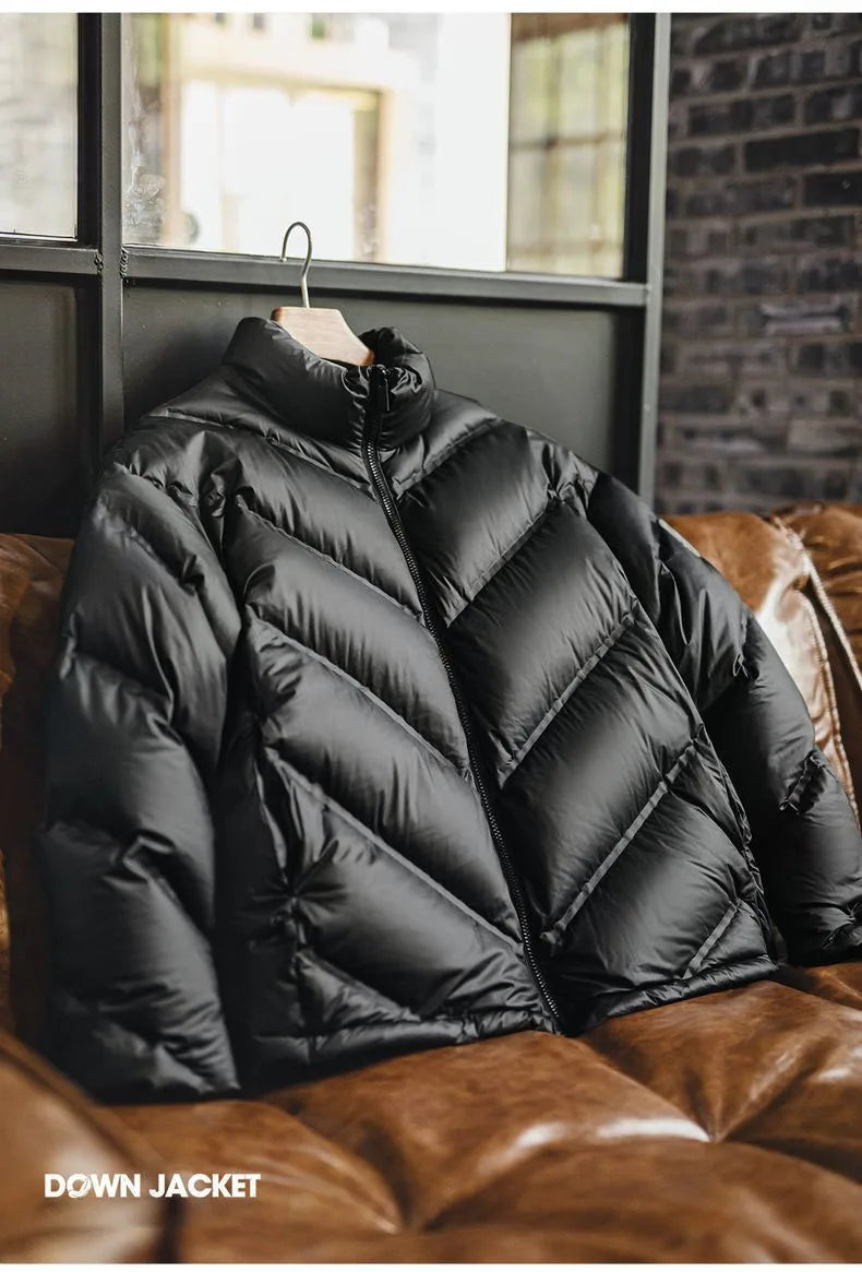 Maden Men's 90% White Duck Down Jacket
