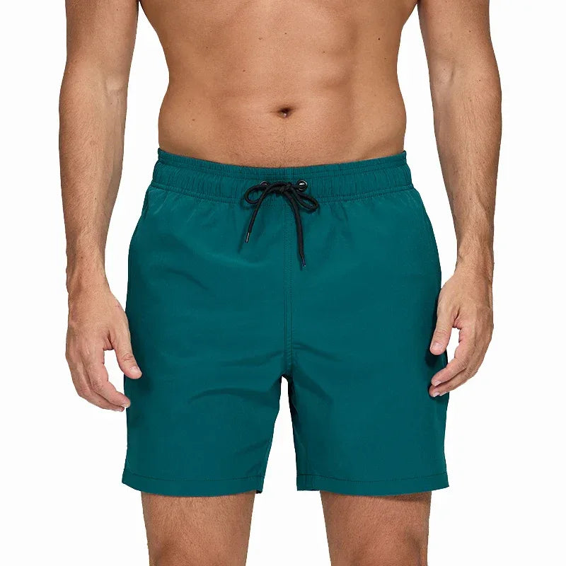 DATIFER Men's Solid Boardshorts - ShopHub