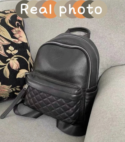 ZOOLER Full Skin 100%Genuine Leather Backpack Black Women's New Fashion Large Travel Bag Designer Business Need #SC1518