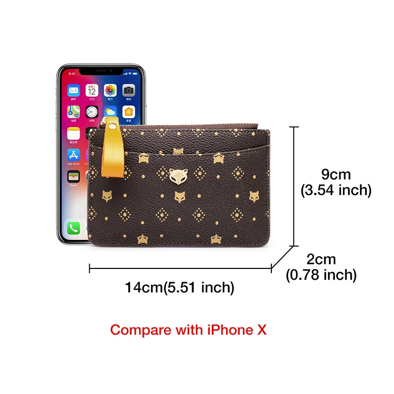 FOXER Mini Card Holder Wallet