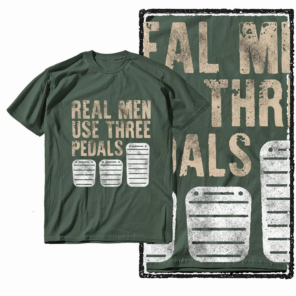 G11 Army Green Streetwear 100% Cotton Car Theme Printed Men's T-shirt | Big Size Cool Vintage O-neck Men's Tee Tshirt