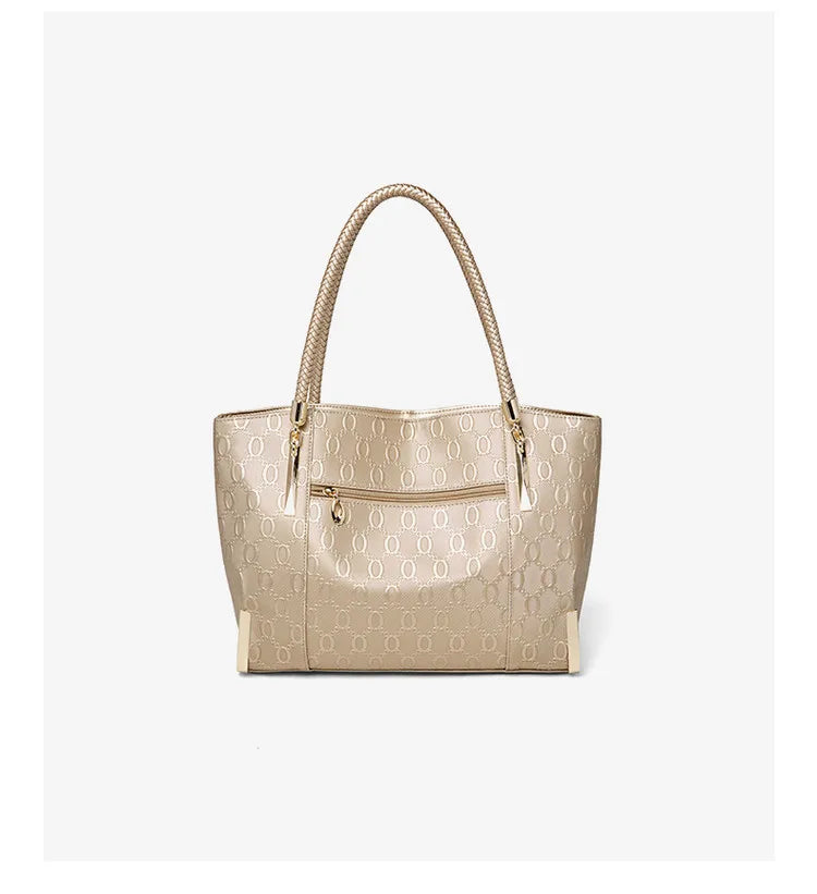 FOXER Elegant Split Leather Handbag