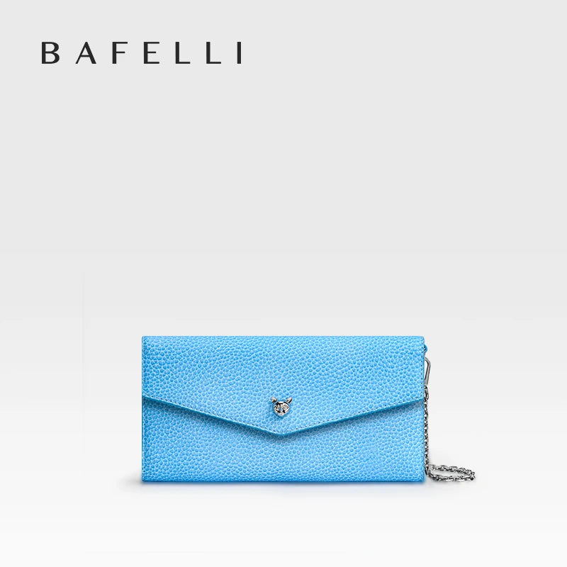 BAFELLI Genuine Leather Chain Wallet Bag