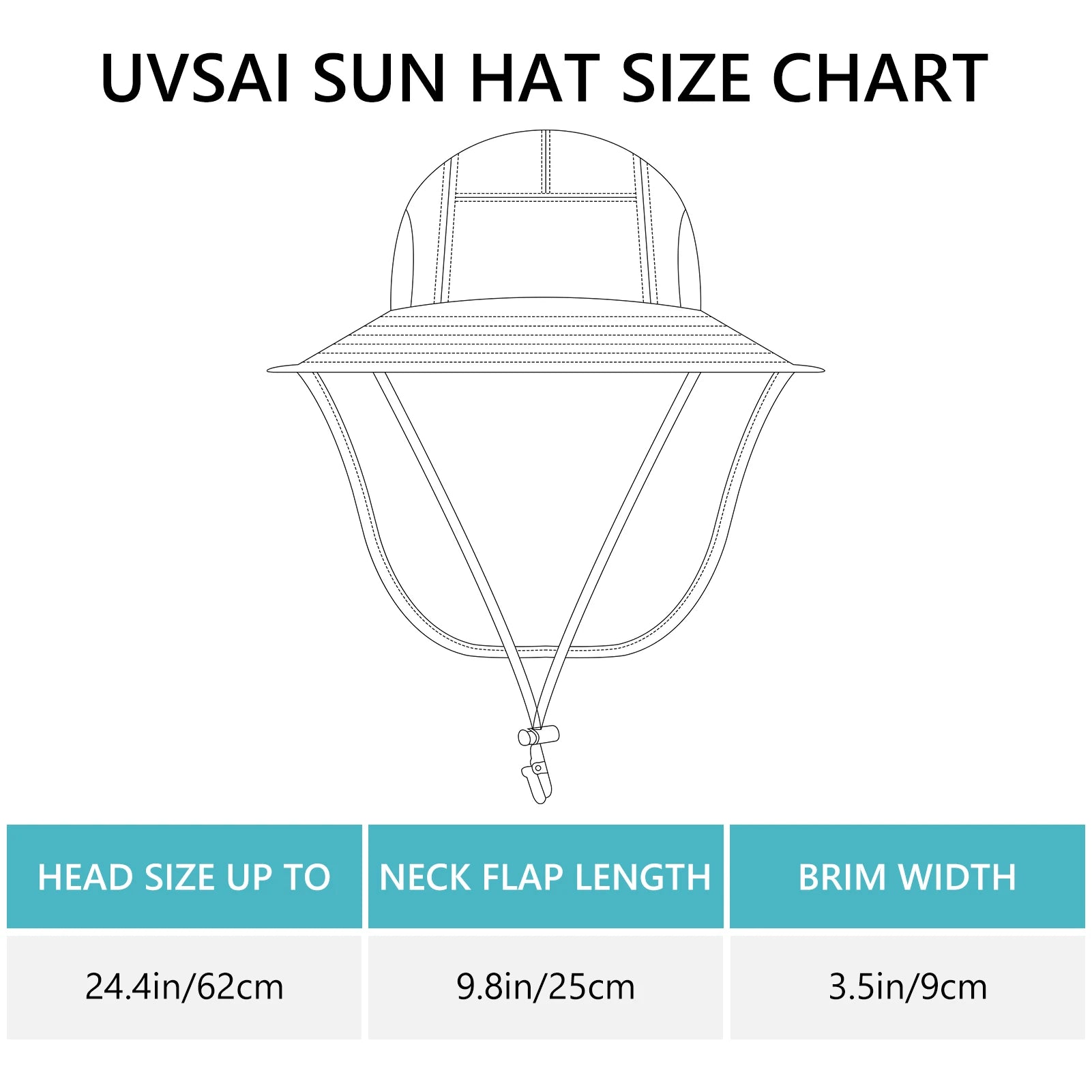UPF 50+ Foldable Sun Hat
