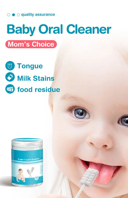 MAMIJOY 30/60pcs Disposable Baby Oral Cleaning Sticks