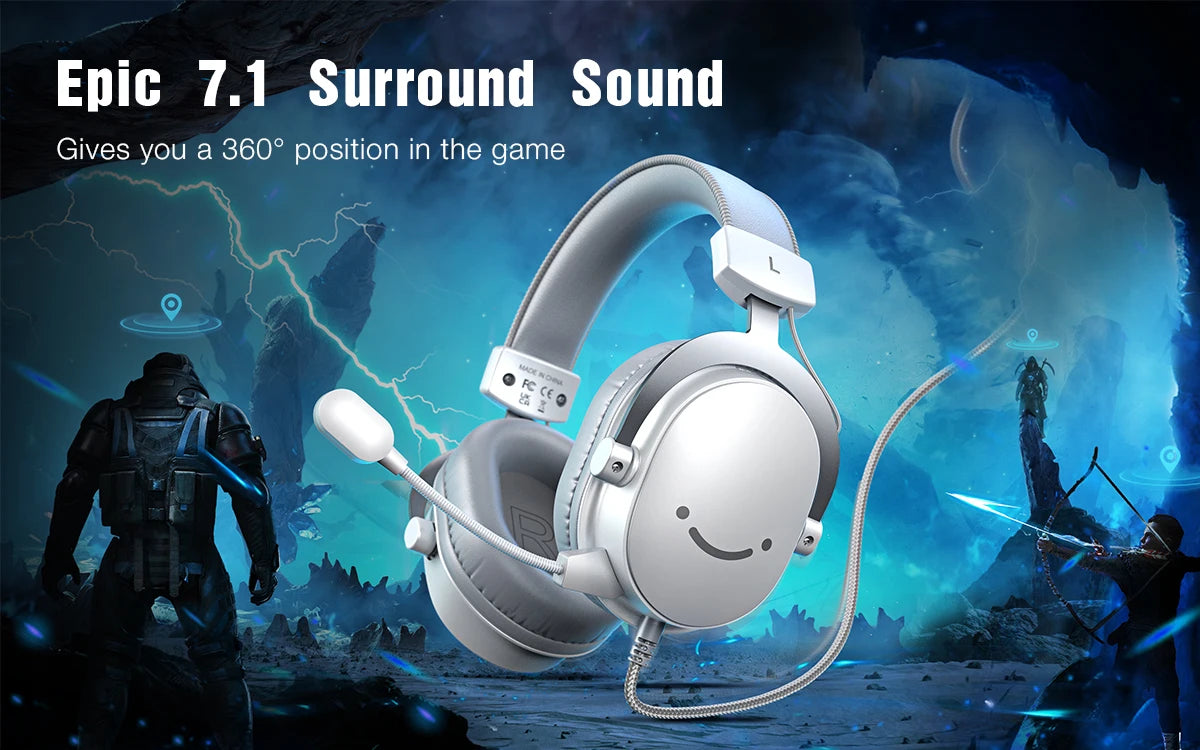 Elevate Your Gameplay with the FIFINE Gaming Headset with Surround Sound