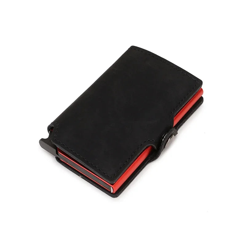 Slim Metal Business Card Holder with RFID Protection