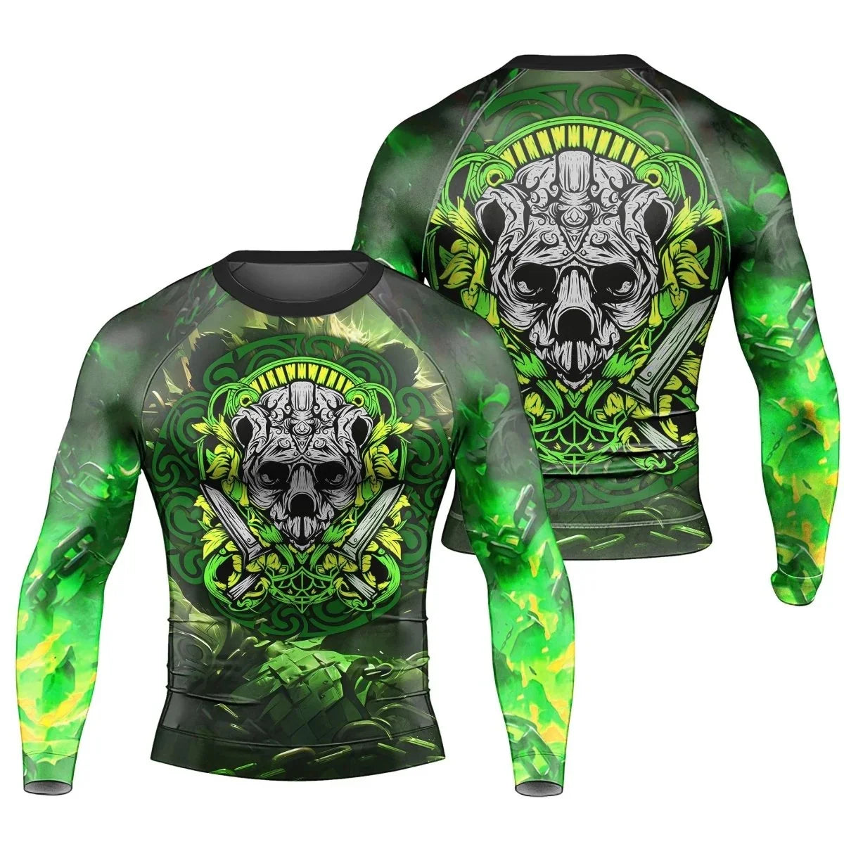 Aotearoa Kiwi Bird Rash Guard for Men, Long-Sleeved UPF 50+ Quick-Drying Compression Shirt for Fitness and Workouts