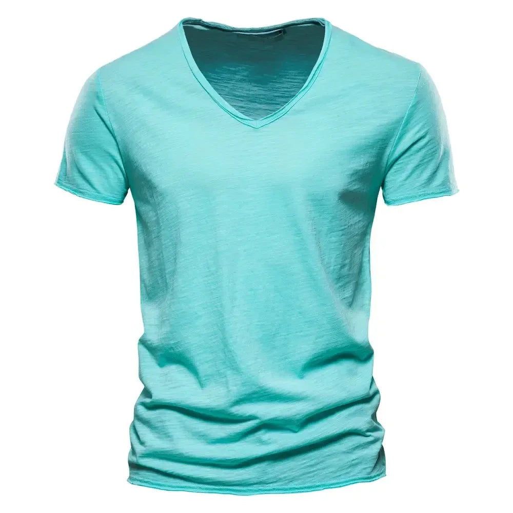 AIOPESON 100% Cotton Men's T-Shirts - ShopHub