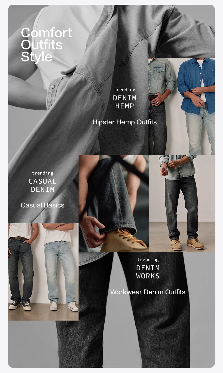 SIMWOOD 2026 Autumn Winter New Loose Straight 13oz 100% Cotton Fabric Jeans Men Washed Vintage Classical Denim Trousers