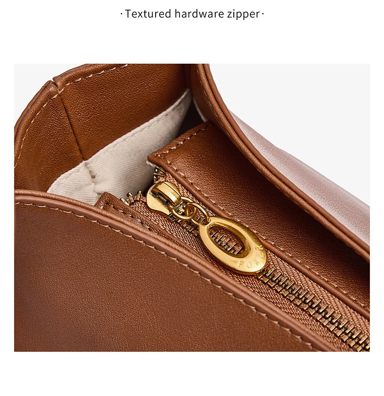 FOXER Genuine Leather Shoulder Bag