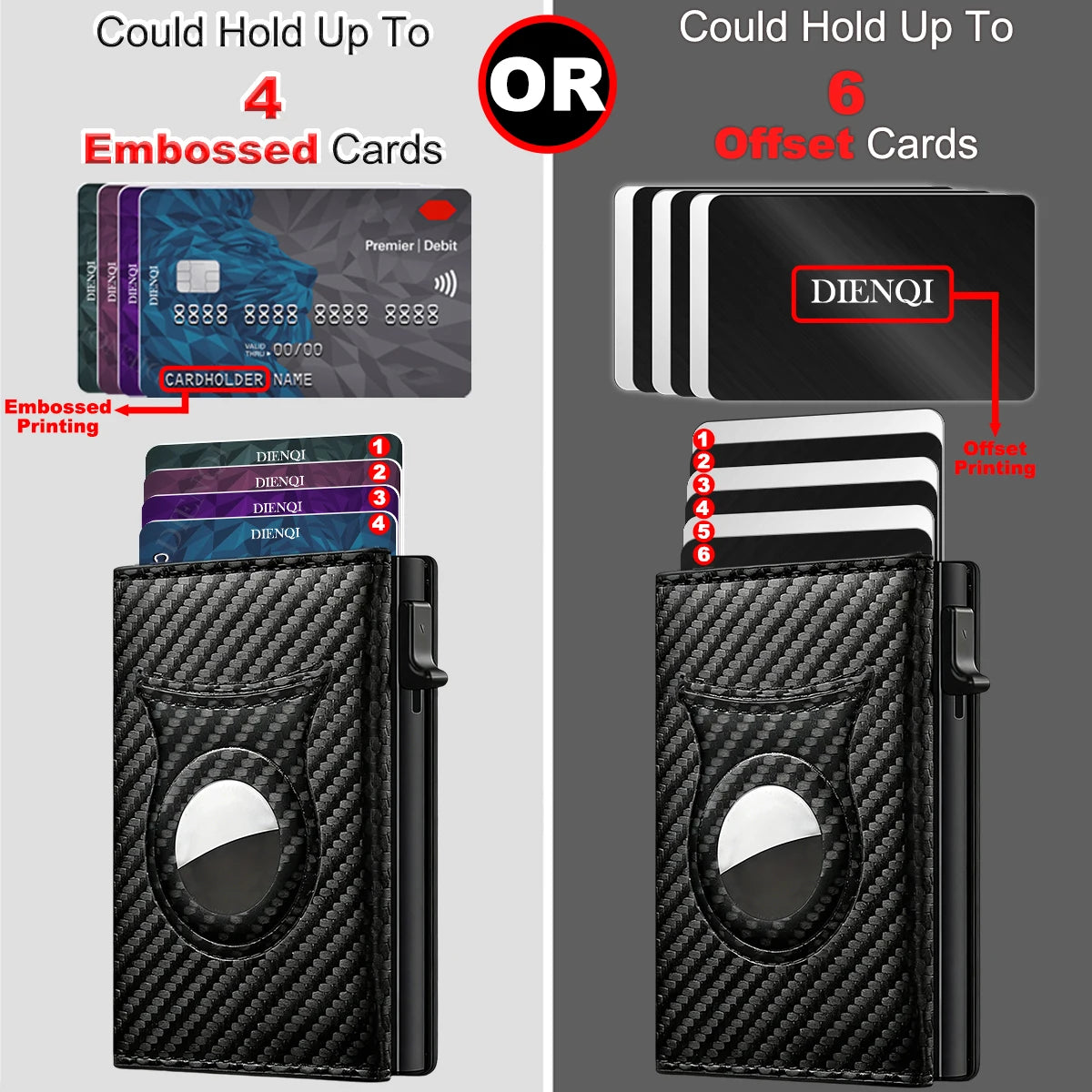 C2406H2 Slim Card Wallet with AirTag Pocket