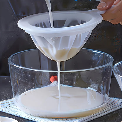 100 Mesh Fine Mesh Kitchen Strainer for Wine, Tea, Soy Milk, Juice & Baking