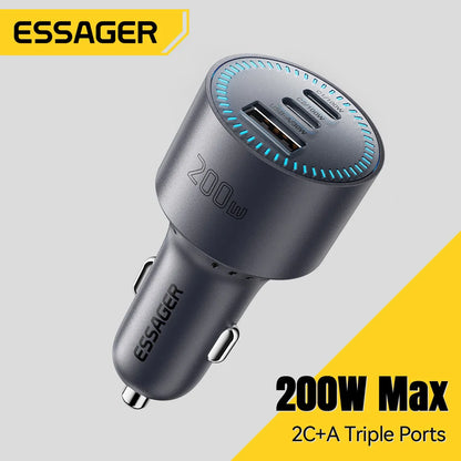 Essager 200W Quick Charge Car Charger