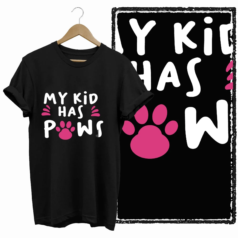 COOLMIND Black Cat Graphic T-Shirt | Women's 50-Design