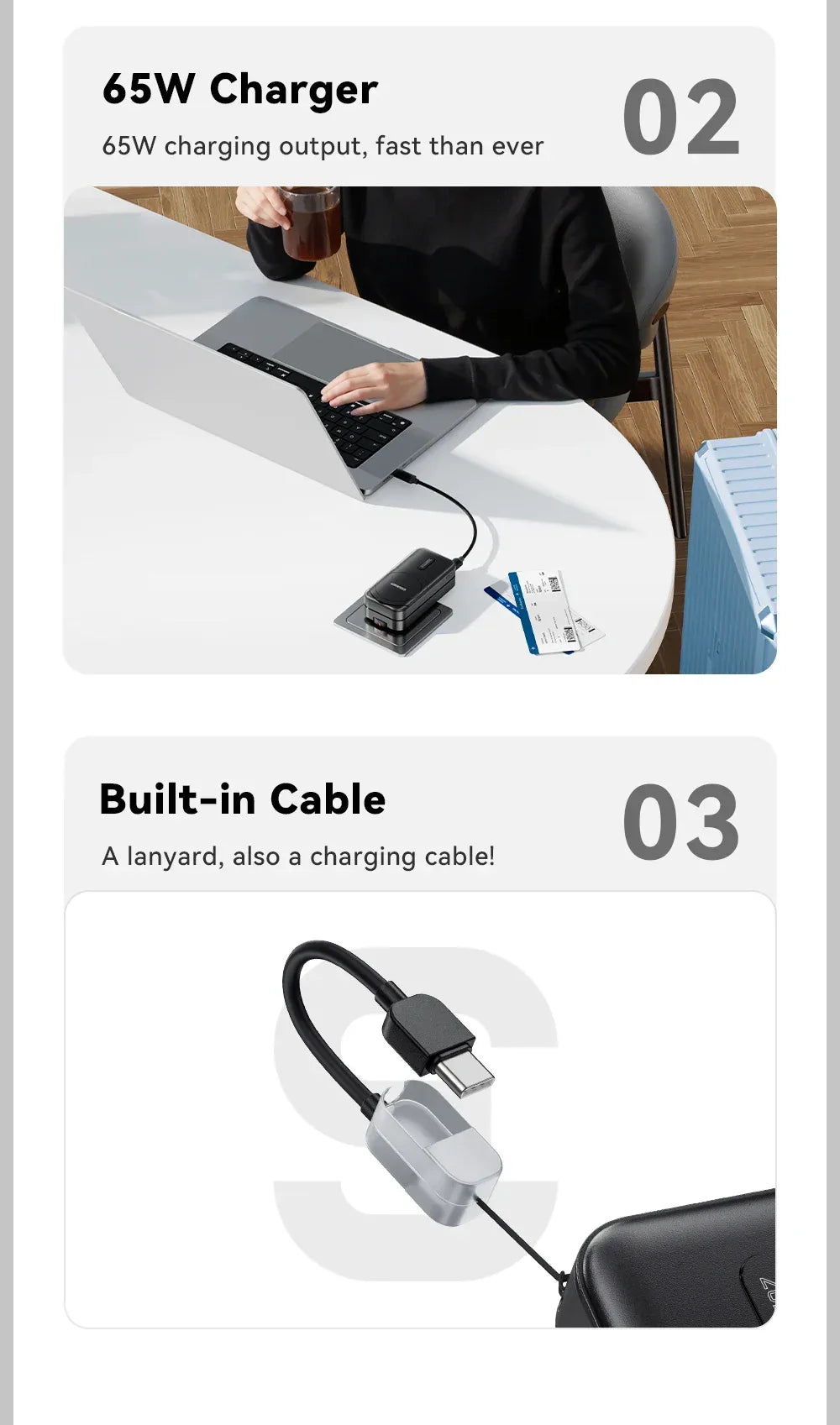 【NEW】Essager 3-in-1 Magnetic 65W GaN Charger and Wireless Power Bank - ShopHub