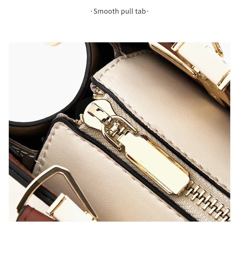 FOXER Luxury Embroidery Women's Handbag Split Leather Elegant Lady Tote Bag Chinese Style Shoulder Bag Best Mother's Day Gift