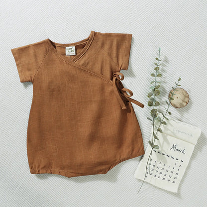 Kids Tales Sunny Days Cotton-Linen Baby & Toddler Romper