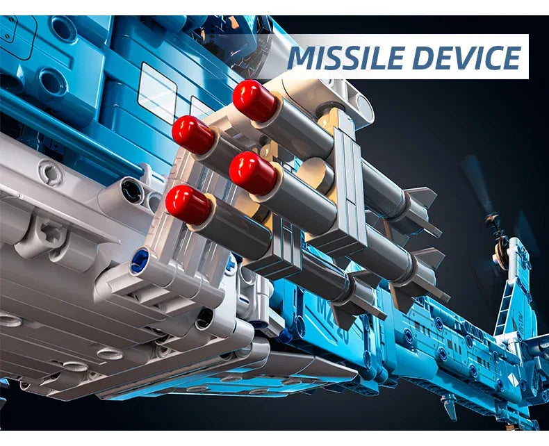 TOYLINX 1711PCS Attack Helicopter Set - ShopHub