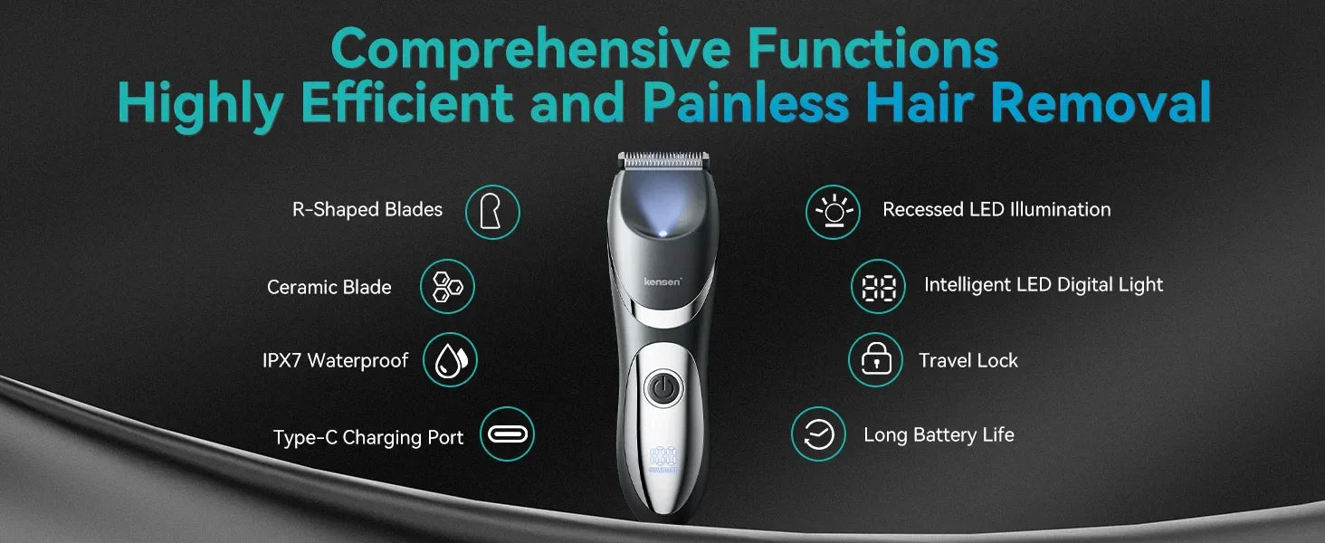 Kensen S5 Electric Body Hair Trimmer - ShopHub