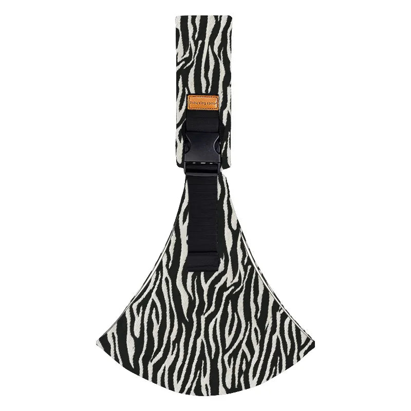 Baby Going Out Safety Carrier Simple Leopard Pattern Portable Front Hug Type Back Baby Out of the Baby Artifact Waist Stool