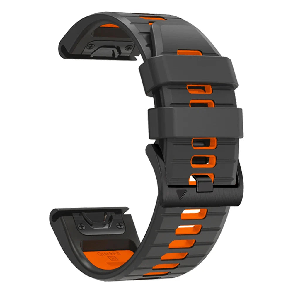 QuickFit Silicone Strap for the Garmin Flagship Models (2 sizes & 46 colours available) Habicare
