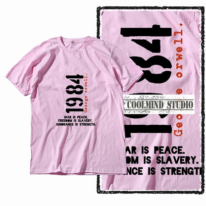 COOLMIND X0014 1984 Vintage Graphic Cotton Tee