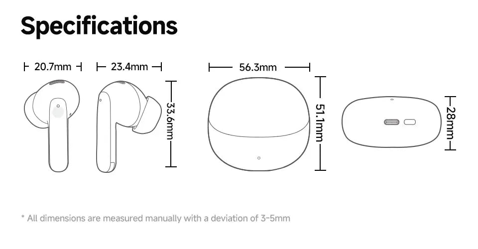 QCY MeloBuds Pro ANC Earphones with 46dB Hybrid ANC, 6 Mics, Hi-Res LDAC, and 34H Playtime - ShopHub