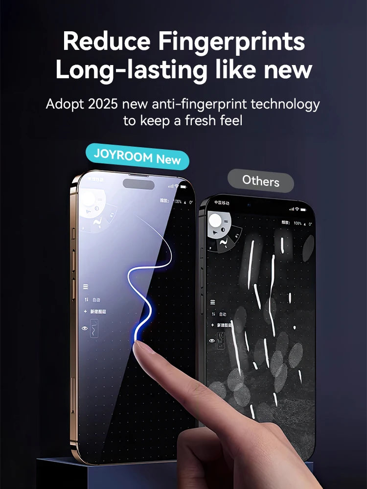 Joyroom Anti-Spy Glass Privacy Screen Protectors For iPhone 18 & 17