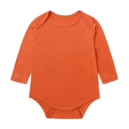 Kids Tales Little Calm Bamboo-Blend Long-Sleeve Baby Romper