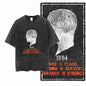 G02 Exclusive 100% Cotton Big Size 1984 Graphic Men T-shirt | Acid Washed Streetwear Cool Vintage O-neck Men's Tee Tshirt