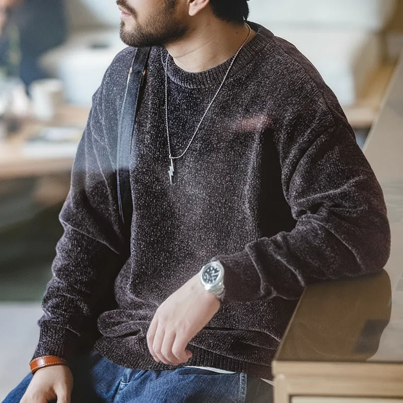 MADEN Chenille Crew-Neck Sweater | Three Colours