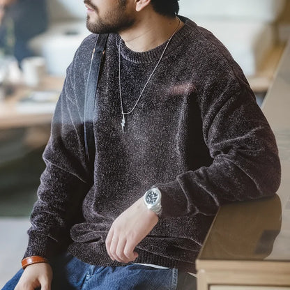 MADEN Chenille Crew-Neck Sweater | Three Colours