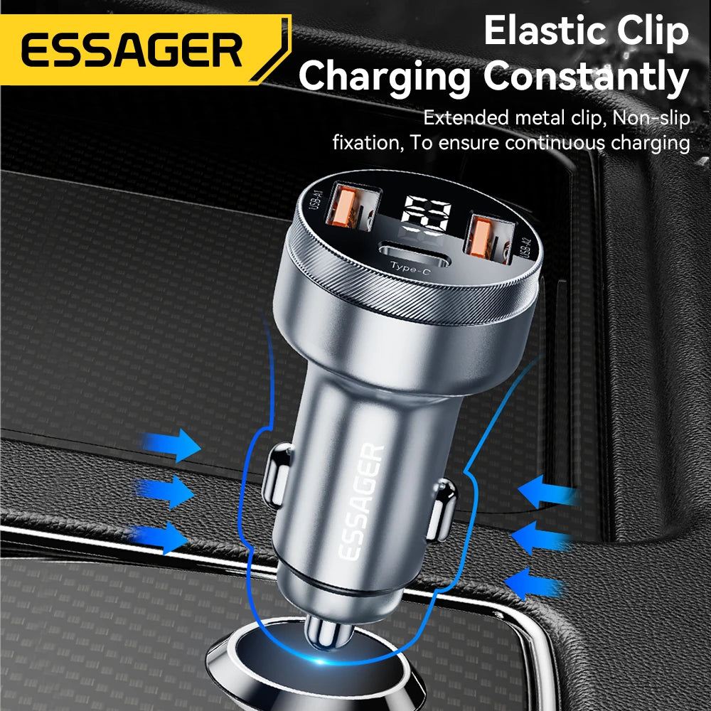 Essager 80W Car Charger USB Type C PD Fast Charging