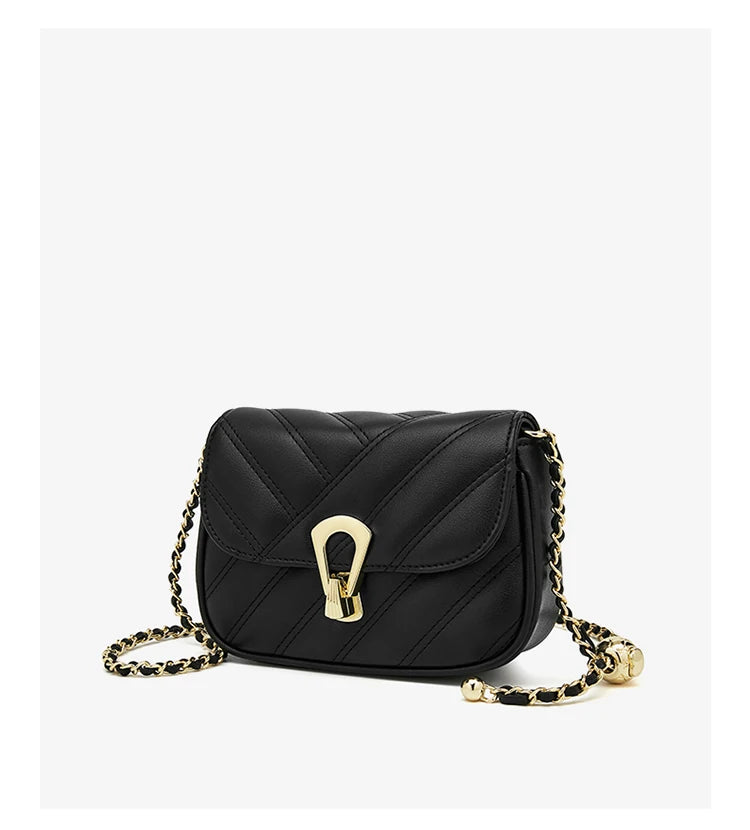 FOXER Women's Quilted Shoulder Bag