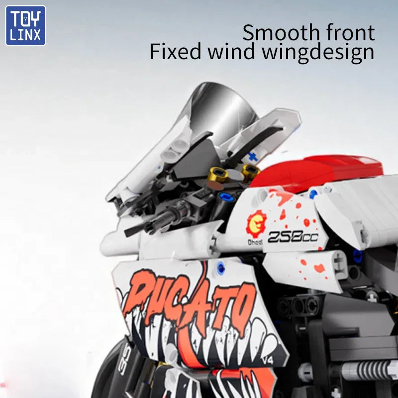 TOYLINX 883PCS Motorbike Building Model! - ShopHub